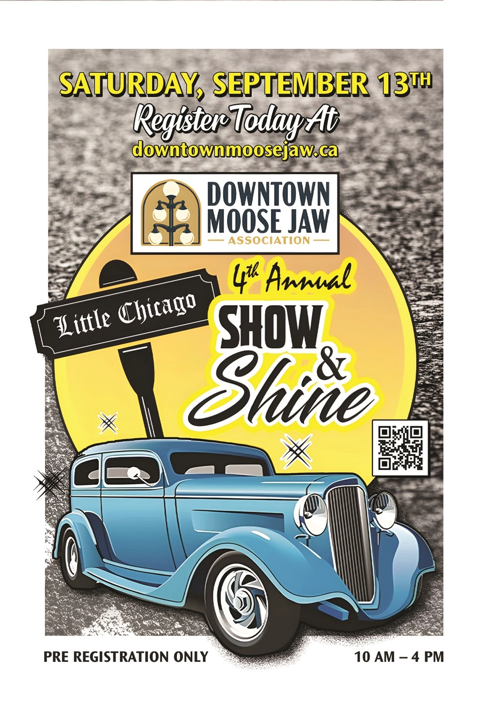 Car Show Post Card Little Chicago Show & Shine 2024